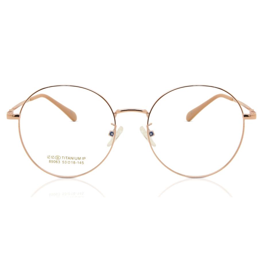 Heren Rond Volledige rand Metaal Goud Bril - Anti-Blauwlichtglazen - SmartBuy Collection