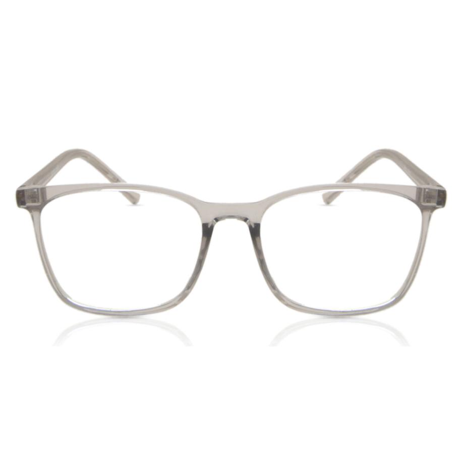 Heren Vierkant Volledige rand Plastic Doorzichtig Bril - Anti-Blauwlichtglazen - SmartBuy Collection