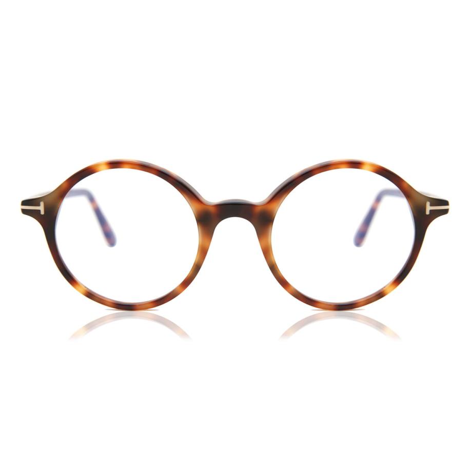 Tom Ford FT5834-B 53 Blauw-Light Block Tortoiseshell Heren Bril