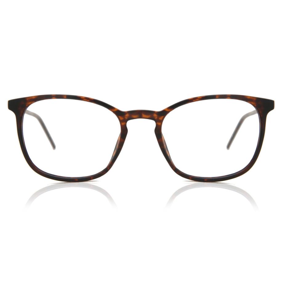 Heren Vierkant Volledige rand Plastic Tortoiseshell Bril - Anti-Blauwlichtglazen - SmartBuy Collection