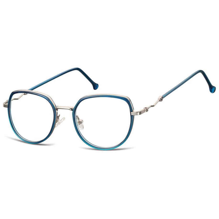 Heren Ovaal Volledige rand TR90 Blauw Bril - Anti-Blauwlichtglazen - SmartBuy Collection