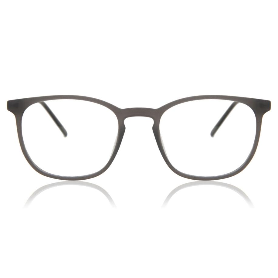 Heren Vierkant Volledige rand Plastic Grijs Bril - Anti-Blauwlichtglazen - SmartBuy Collection