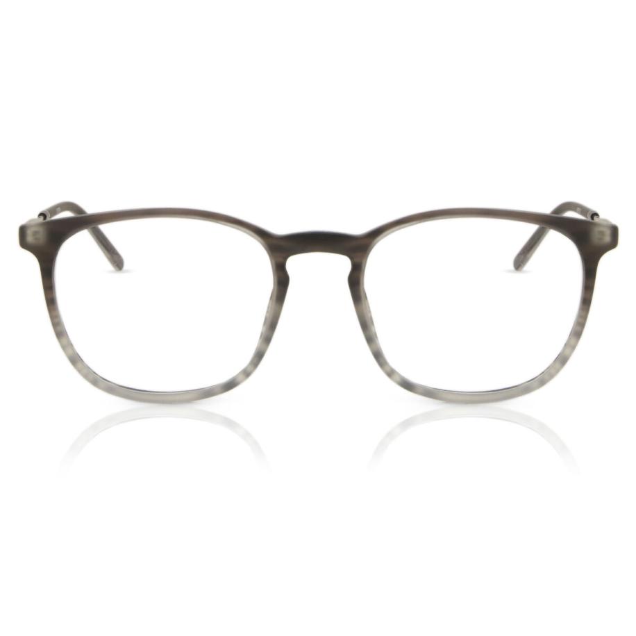 Heren Vierkant Volledige rand Plastic Grijs Bril - Anti-Blauwlichtglazen - SmartBuy Collection