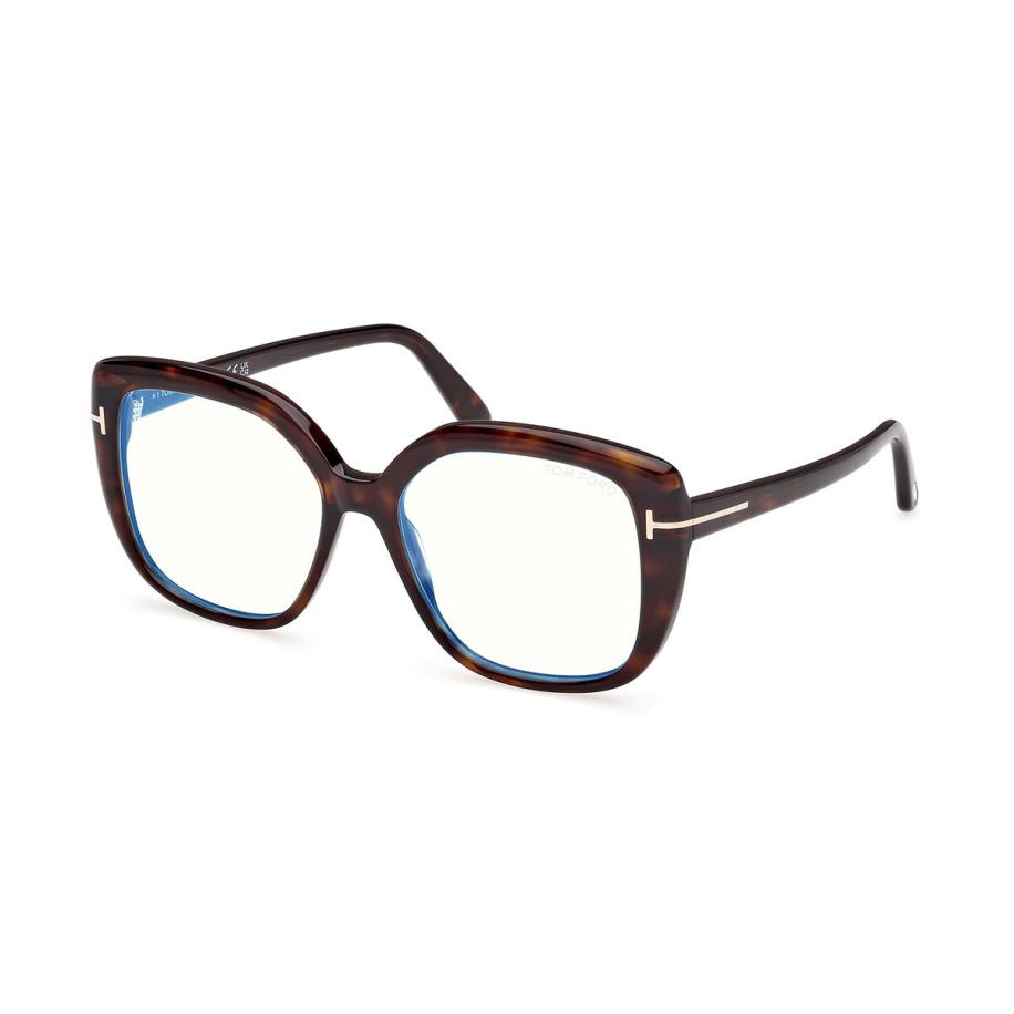 Tom Ford FT6043-B 52 Blauw-Light Block Tortoiseshell Dames Bril