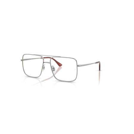 Ray-Ban Ari Optics Staalgrijs montuur Helder glazen Gepolariseerd 56-16
