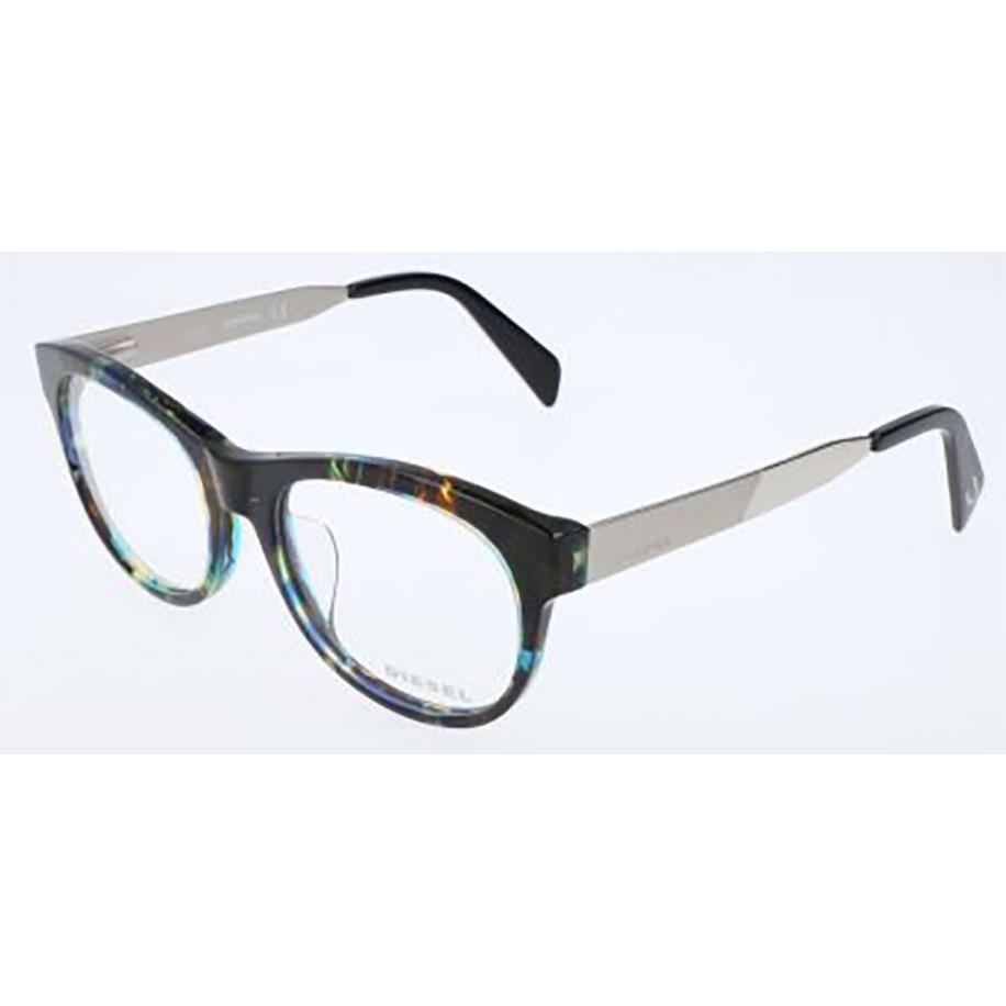 Diesel DL5136/F Aziatische pasvorm 55 Blauw Dames Bril