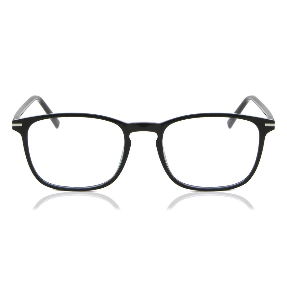 Heren Vierkant Volledige rand Plastic Zwart Bril - Anti-Blauwlichtglazen - SmartBuy Collection