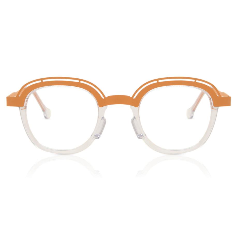 Dames Ovaal Volledige rand Plastic Doorzichtig Bril - Anti-Blauwlichtglazen - Arise Collective