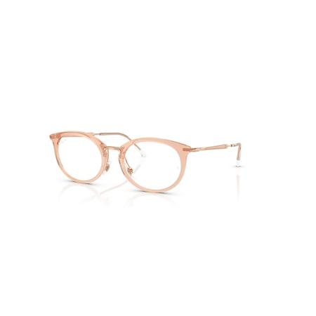 Ray-Ban Rb7255 Optics Roségoud montuur Helder glazen Gepolariseerd 53-20