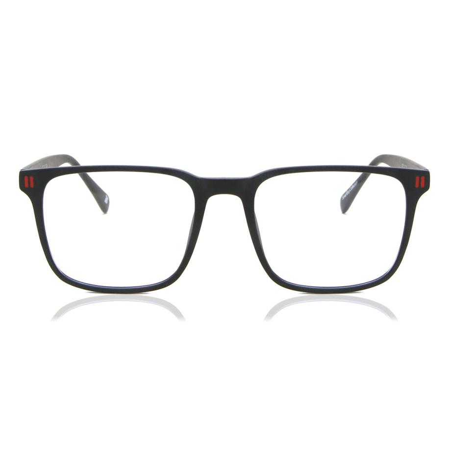 Heren Vierkant Volledige rand Plastic Zwart Bril - Anti-Blauwlichtglazen - SmartBuy Collection