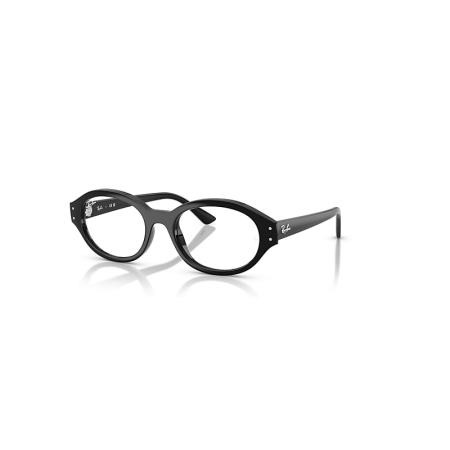 Ray-Ban Shilo Optics Bio-based Zwart montuur Helder glazen Gepolariseerd 54-20