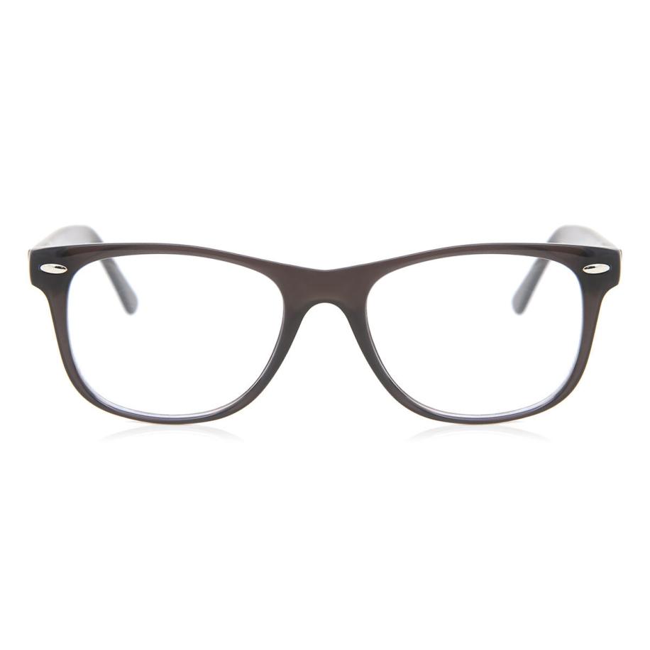 Heren Vierkant Volledige rand Acetaat Grijs Bril - Anti-Blauwlichtglazen - SmartBuy Collection
