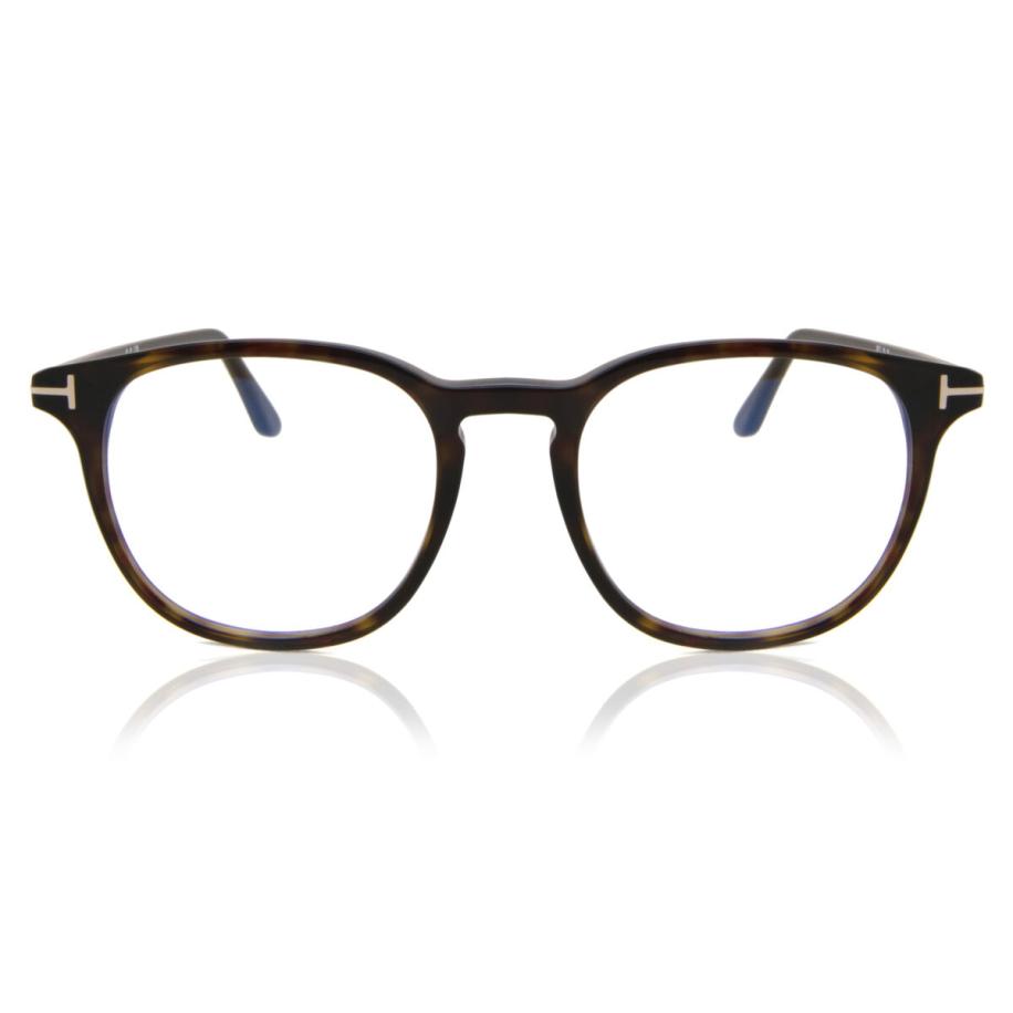 Tom Ford FT5832-B 52 Blauw-Light Block Tortoiseshell Heren Bril