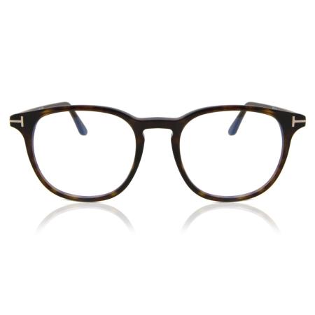 Tom Ford FT5832-B 052 Blauw-Light Block Tortoiseshell Heren Bril