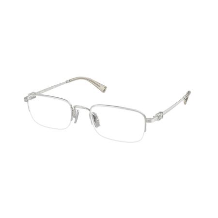 Miu Miu MU52WV 1BC1O1 Zilver Dames Bril