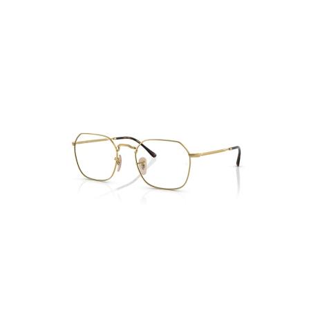 Ray-Ban JIM OPTICS Arista goud montuur Helder glazen gepolariseerd 53-20