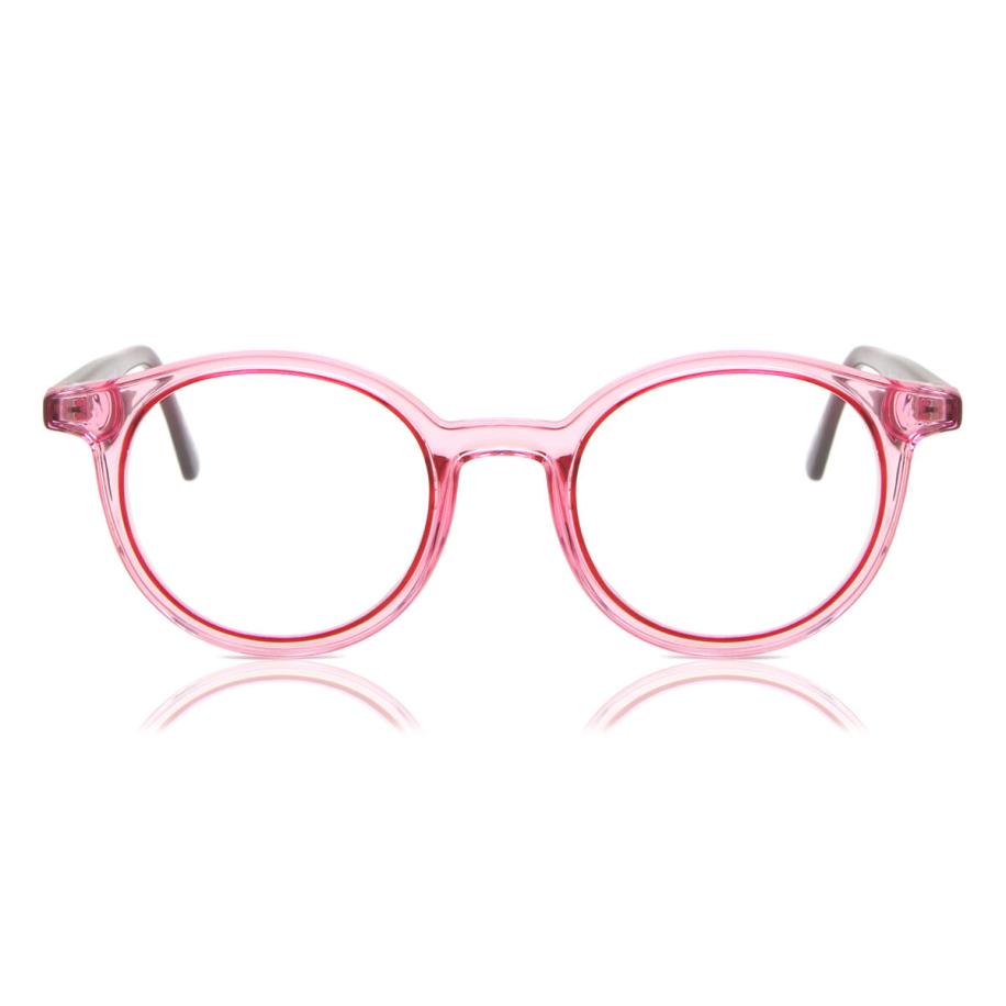 Heren Ovaal Volledige rand TR90 Roze Bril - Anti-Blauwlichtglazen - SmartBuy Collection