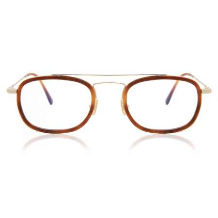 Tom Ford FT5677-B 053 Blauw-Light Block Tortoiseshell Heren Bril