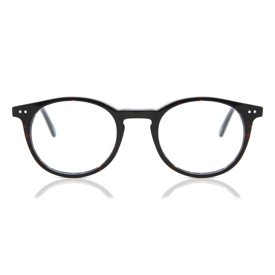 Heren Rond Volledige rand Plastic Tortoiseshell Bril - Anti-Blauwlichtglazen - SmartBuy Collection