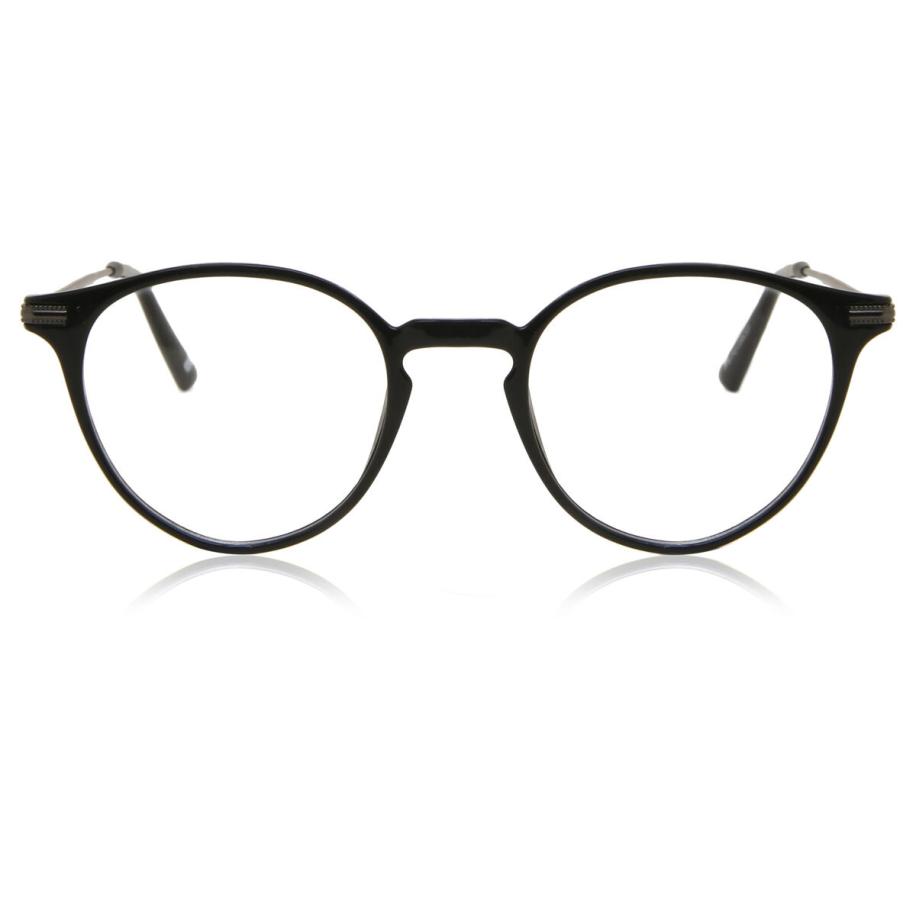 Heren Ovaal Volledige rand Plastic Zwart Bril - Anti-Blauwlichtglazen - SmartBuy Collection