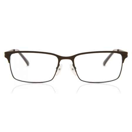 Heren Rechthoek Volledige rand Metaal Bruin Bril - Anti-Blauwlichtglazen - SmartBuy Collection