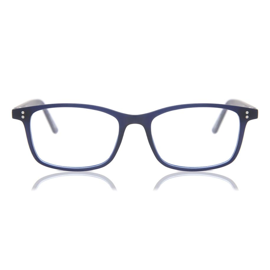 Heren Vierkant Volledige rand Plastic Blauw Bril - Anti-Blauwlichtglazen - SmartBuy Collection