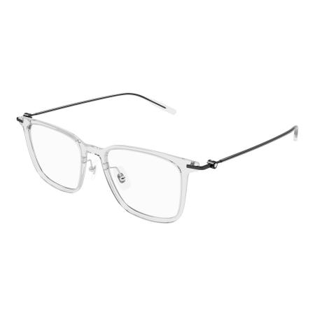 Montblanc MB0354O Aziatische pasvorm 003 Doorzichtig Heren Bril