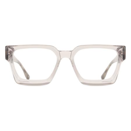 Heren Vierkant Volledige rand Plastic Doorzichtig Bril - Anti-Blauwlichtglazen - Arise Collective