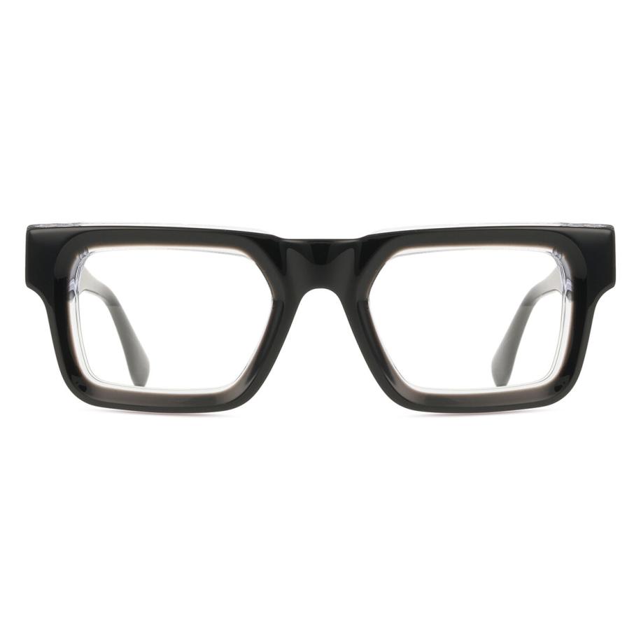 Heren Vierkant Volledige rand Plastic Zwart Bril - Anti-Blauwlichtglazen - Arise Collective