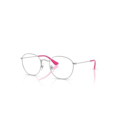 Ray-Ban Rob Optics Kids Zilver montuur Helder glazen Gepolariseerd 48-19