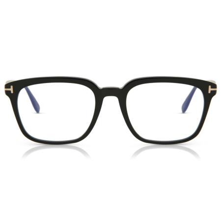 Tom Ford FT5626-B 001 Blauw-Light Block Zwart Heren Bril
