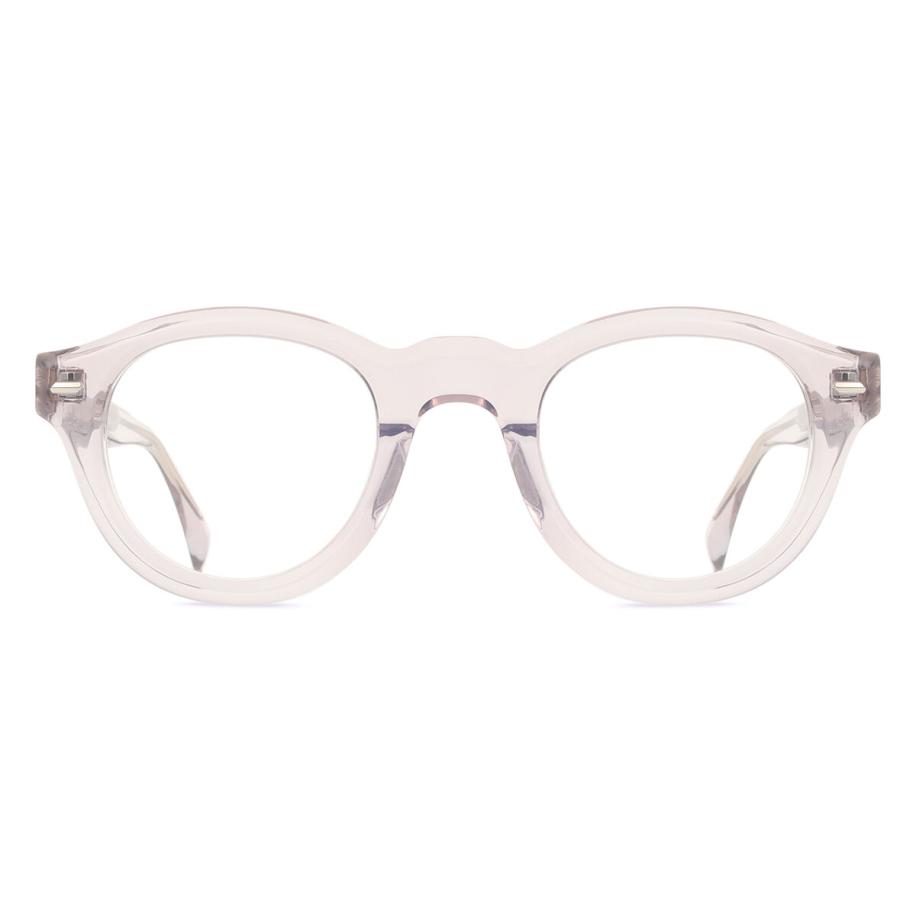 Heren Ovaal Volledige rand Plastic Doorzichtig Bril - Anti-Blauwlichtglazen - Arise Collective