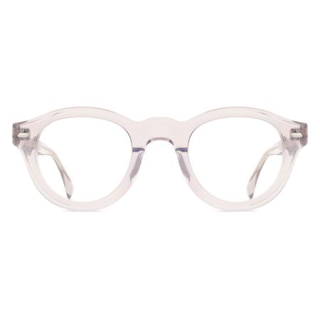 Heren Ovaal Volledige rand Plastic Doorzichtig Bril - Anti-Blauwlichtglazen - Arise Collective