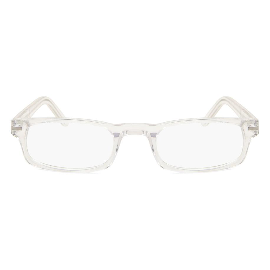 Heren Rechthoek Volledige rand Plastic Doorzichtig Bril - Anti-Blauwlichtglazen - SmartBuy Collection
