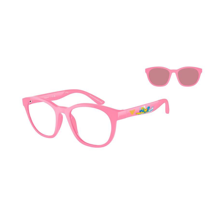 Emporio Armani EK4001 Kinder with Clip-On 61441W Roze Kinder Bril
