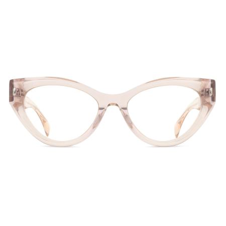 Dames Cat-eye Volledige rand Plastic Doorzichtig Bril - Anti-Blauwlichtglazen - Arise Collective