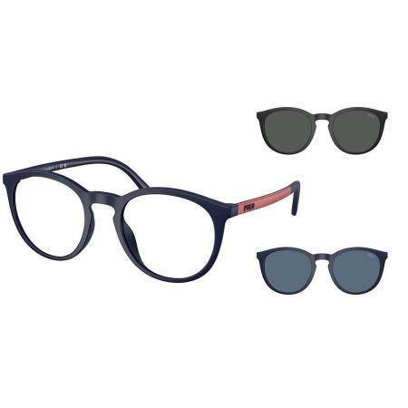 Polo Ralph Lauren PH4183U With Clip-on 601587 Blauw Heren Bril