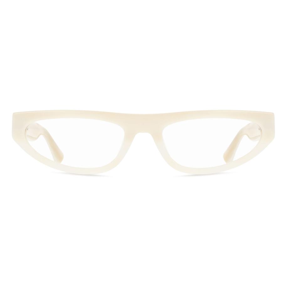 Heren Cat-eye Volledige rand Plastic Wit Bril - Anti-Blauwlichtglazen - Arise Collective