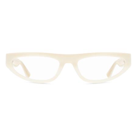 Heren Cat-eye Volledige rand Plastic Wit Bril - Anti-Blauwlichtglazen - Arise Collective