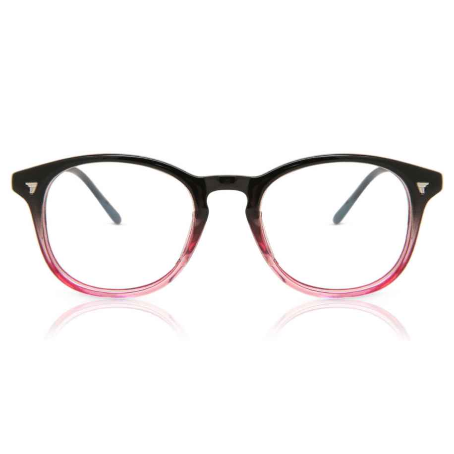 Dames Vierkant Volledige rand Plastic Zwart Bril - Anti-Blauwlichtglazen - SmartBuy Collection