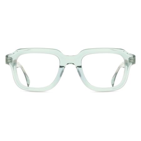 Heren Vierkant Volledige rand Plastic Blauw Bril - Anti-Blauwlichtglazen - Arise Collective