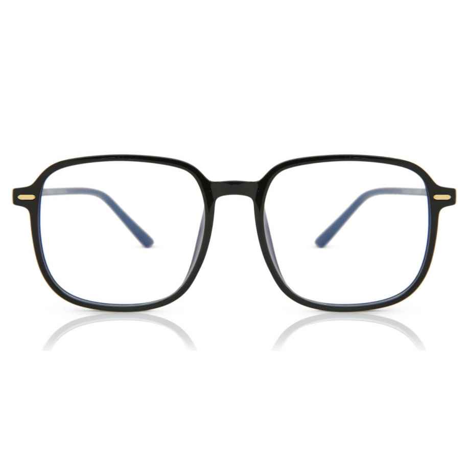 Heren Vierkant Volledige rand TR90 Zwart Bril - Anti-Blauwlichtglazen - SmartBuy Collection