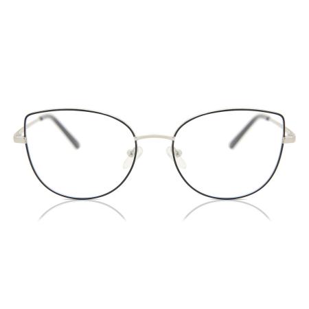 Dames Cat-eye Volledige rand Metaal Zwart Bril - Anti-Blauwlichtglazen - SmartBuy Collection