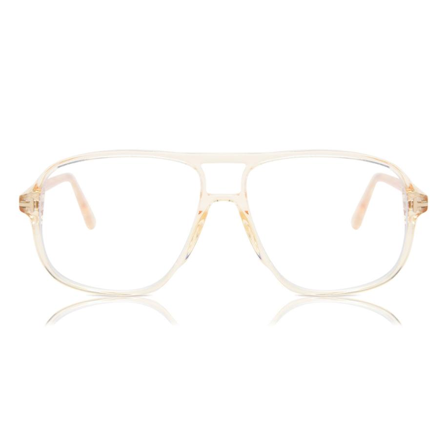 Tom Ford FT5737-B 45 Blauw-Light Block Bruin Heren Bril