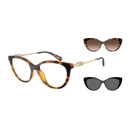 Emporio Armani EA4213U With Clip-On 50261W Tortoiseshell Dames Bril