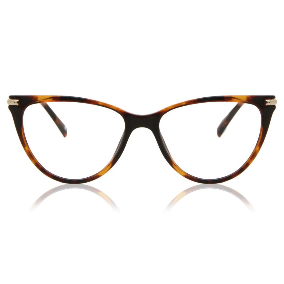 Dames Cat-eye Volledige rand Plastic Tortoiseshell Bril - Anti-Blauwlichtglazen - SmartBuy Collection