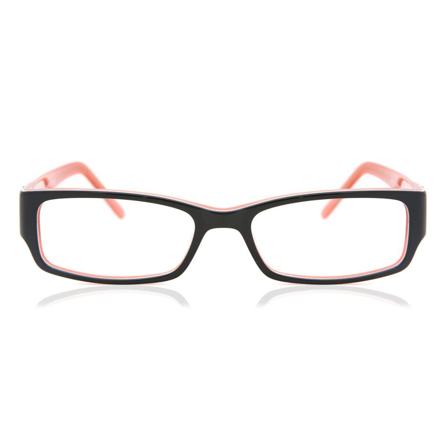 Dames Rechthoek Volledige rand Acetaat Zwart Bril - Anti-Blauwlichtglazen - SmartBuy Collection