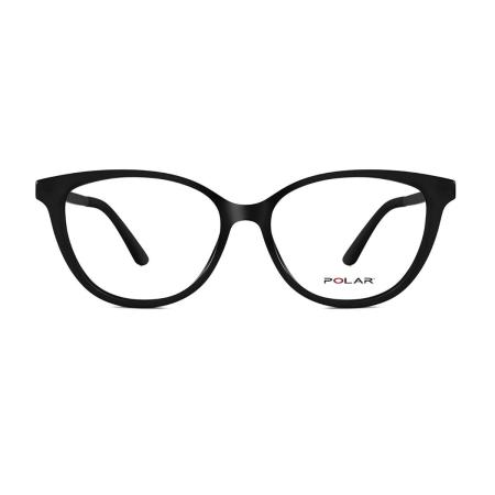 Polar 506 With Clip-On Kinder 77 Zwart Kinder Bril