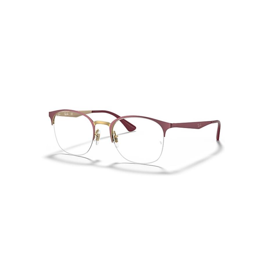 Ray-Ban Rb6422 Optics Bordeaux montuur Helder glazen Gepolariseerd 51-19