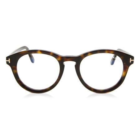 Tom Ford FT5940-B 052 Blauw-Light Block Tortoiseshell Heren Bril
